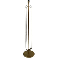 HSM Collection-Vloerlamp-30x30x140-Goud-Metaal