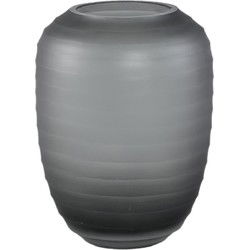 PTMD Vaas Nadah - 17x12x22 cm - Glas - Grijs
