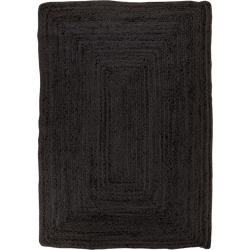 Milou jute vloerkleed donkergrijs - 240 x 180 cm