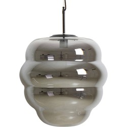 Light and Living hanglamp  - zwart - glas - 2961312