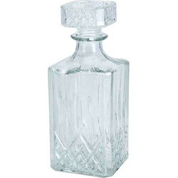Excellent Houseware Whisky Karaf - 900 ml - glas - whiskey - Whiskeykaraffen