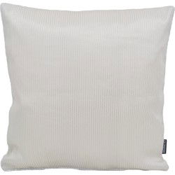 Nura White / Silver | 45 x 45 cm | Kussenhoes | Polyester