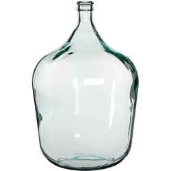 Mica Decorations Diego Vaas Fles - H56 x Ø40 cm - Glas - Transparant