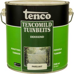 Dekkend parelwit 2,5l mild verf/beits - tenco