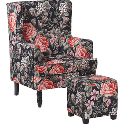 Beliani SANDSET - Fauteuil-Zwart-Polyester