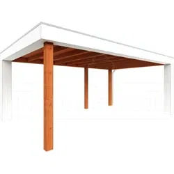 Trendhout douglas overkapping verona rechts, 575 x 400 cm
