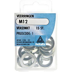 Veerringen m12 verz 15st