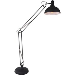 Grote stoere staande lamp Mexlite Office Magna Wit