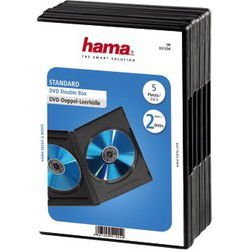 Hama DVD Dubbel Box Zwart 5Pak