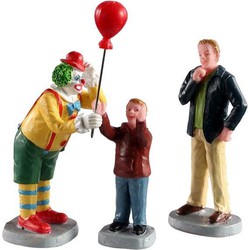 Friendly clown, set of 3 - LEMAX