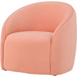 Giselle gestoffeerde fauteuil roze