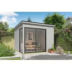 Outdoor Life tuinhuis Julia platinum grey, 295 x 295 cm