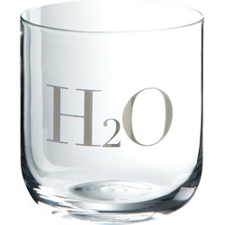 Waterglas | Glas | Transparant | 8x8x (h)9 Cm