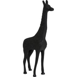 Light&living Ornament 21x7x46 cm GIRAFFE mat zwart