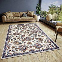 Klassiek vloerkleed - Caracci Crème / Multi - 80 X 240 CM