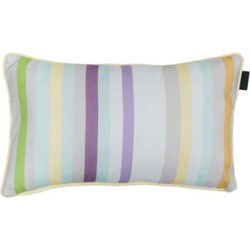 Sierkussen met paspel ca. 30x50 cm Righe purple (4 stuks)