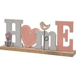 Uithangbord mdf l30b5h12,5 cm roze