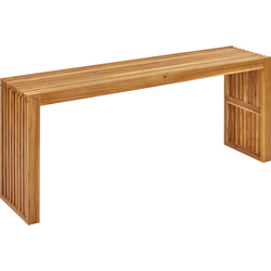 Beliani BELLANO - Eettafel-Lichte houtkleur-Acaciahout