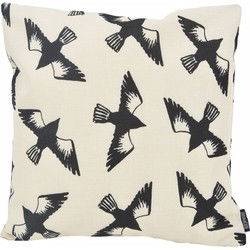 Naturel Birds | 45 x 45 cm | Kussenhoes | Katoen/Linnen