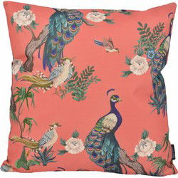 Peacock & Birds | 45 x 45 cm | Kussenhoes | Katoen/Linnen
