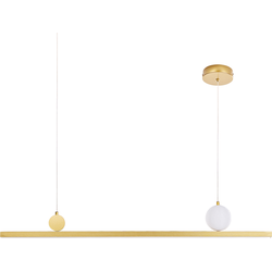 Beliani ALWAND - Hanglamp-Goud-Aluminium