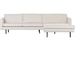 BePureHome Rodeo Chaise Longue Rechts  - Bouclé - Naturel - 85x300x155