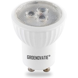 Groenovatie GU10 LEDspot 3W Warm Wit Dimbaar 35mm