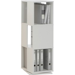 Draaibare Boekenkast 3 Compartimenten H108 cm - Tower