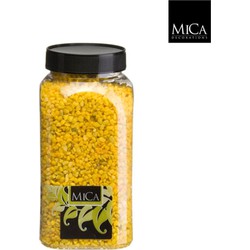 3 stuks - Gravel geel fles 1 kilogram - Mica Decorations