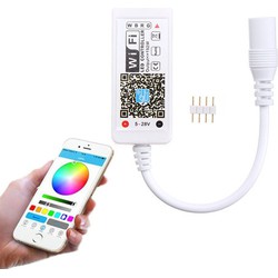 Groenovatie LED Strip RGB Wifi Controller Mini, 3 x 4A, 5-28V