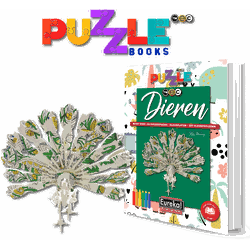 Eureka Eureka 3D Puzzle Books Kleur- en Puzzelboek - Dieren