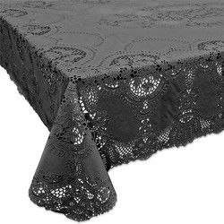 Unique Living tafelkleed - buiten/binnen - antraciet - 152 x 228 cm - Tafellakens