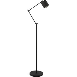 Light&living Vloerlamp G9 73x25x150 cm RIJEKA mat zwart+dimmer