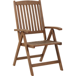 AMANTEA - Tuinstoel - Donkere houtkleur - Acaciahout
