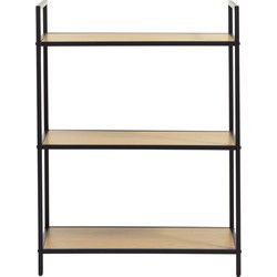 Boekenkast Naturel Eiken - Open Kast - 70x35x88,8cm - Altino