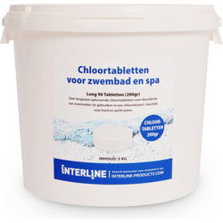 Interline Zwembad Long 90 200 Grams Chloortabletten 5 kg