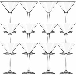 16x Cocktail/Martini glazen 250 ml in luxe doos - Cocktailglazen