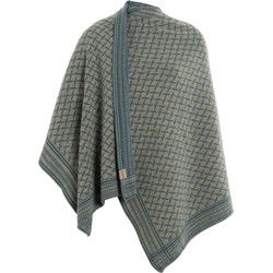 Knit Factory Dusk Omslagvest - Laurel/Urban Green - One Size