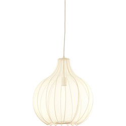 Light & Living - hanglamp - Elati - beige wit - textiel - Ø 50cm - E27 - 2976827