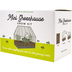 Gift Republic Green House Grow Kit wordt vertaald naar het Nederlands als "Gift Republic Kweekset voor in de kas".