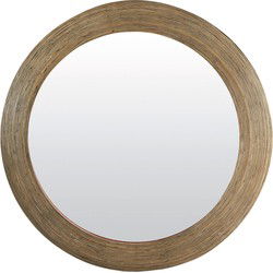 Light & Living - Spiegel PIEDRE - 109.5x4.5x109.5cm - Bruin
