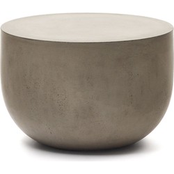 Kave Home - Ronde salontafel Garbet in cement Ø 60 cm