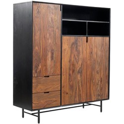 Tower living Taviano Wall cabinet 3 drs. 3 drws. 135x45x150