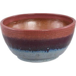PTMD Schaal Elana - 42x42x20 cm - Keramiek - Paars