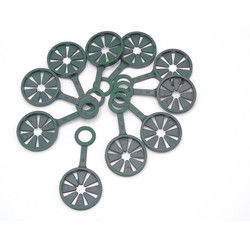 Kunststof Ring - Voor Wigwamconstructie van 3 plantstokken - dia. 11mm - 10 stuks