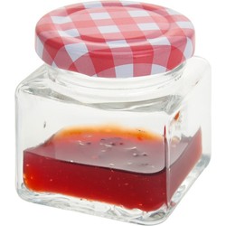 4x stuks Jam potje met draaideksel 75 ml - Weckpotten