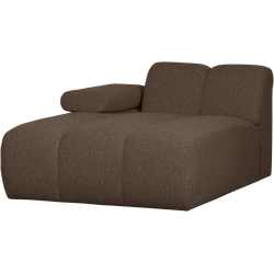 WOOOD Mojo Chaise Longue Elementenbank Links - Bouclé - Bruin