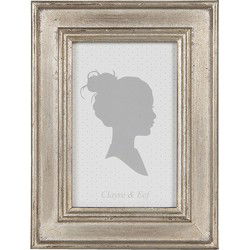 Clayre & Eef Fotolijst Zilverkleurig Hout
