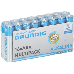 Set van 16 Grundig AAA batterijen 1.5 V - Minipenlites AAA batterijen