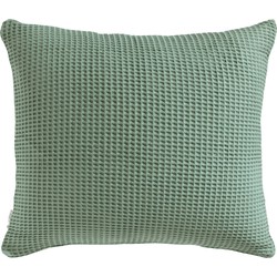 Heckett & Lane Kussensloop Wafel Pillowcase Granite Green 60 x 70 cm